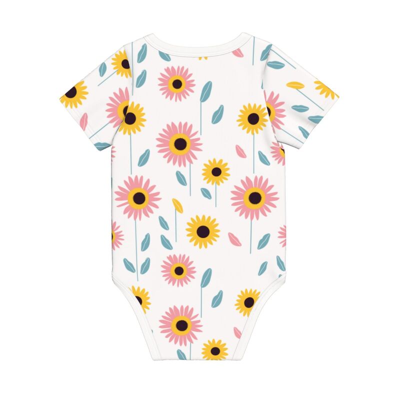 Huglittle Botanical Garden Baby Bodysuit - Sunlit Meadow