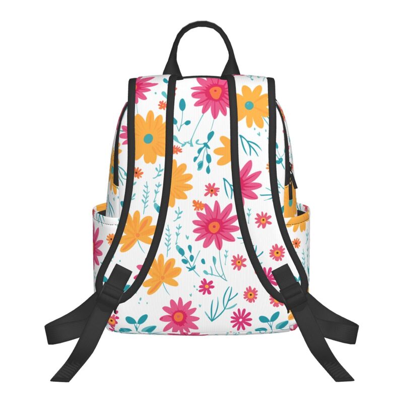 Huglittle Whimsical Garden Lightweight Backpack - Vibrant Floral Pattern for Kids