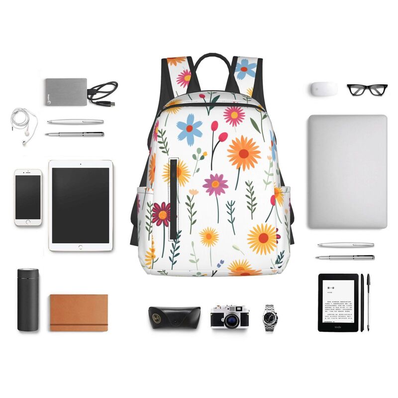 Huglittle Whimsical Floral Lightweight Backpack for Children - Encouraging Exploration and Creativity