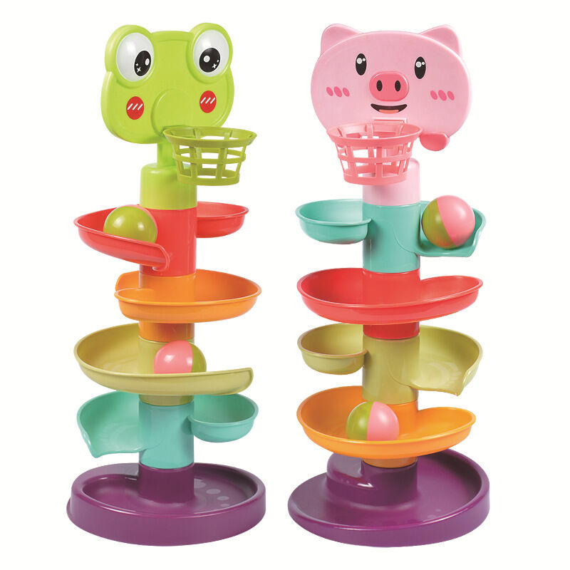 Children's Rotating Track Ball: Educational Stacking Toy