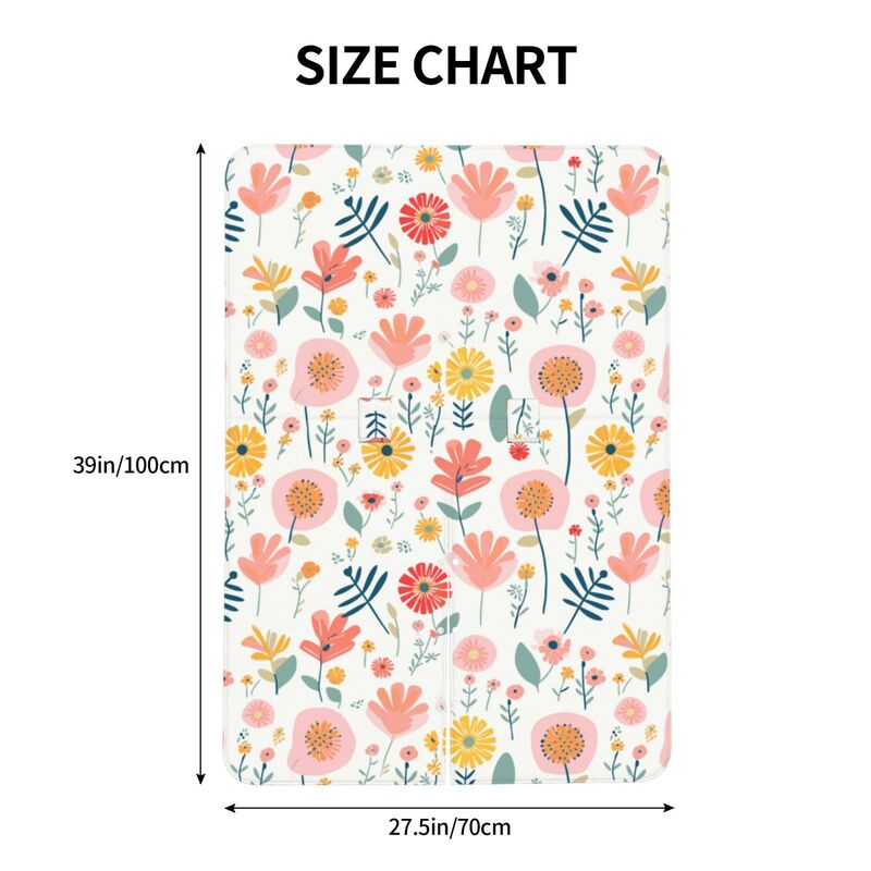 Huglittle Dual-Use Car Seat Canopy & Nursing Cover - Pastel Garden