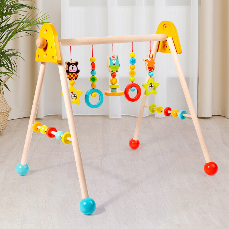Wooden Newborn Fitness Equipment: Infant Exercise Frame
