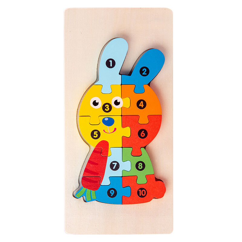 Imaginative Play Wooden Puzzle Blocks: Explore the Animal Kingdom