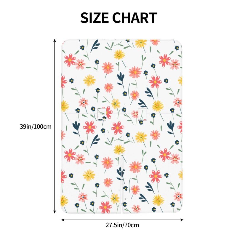 HugLittle Floral Car Seat Canopy & Nursing Cover - Kid-Friendly Design