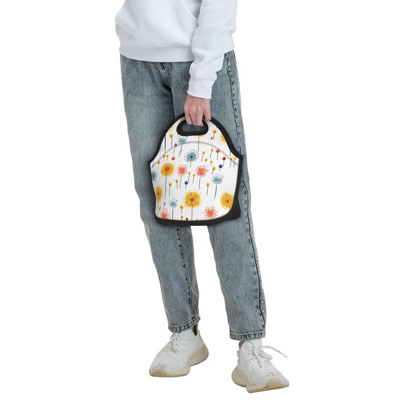 Huglittle Dandelion Pattern Portable Bento: Vibrant, Playful, and Nature-Inspired