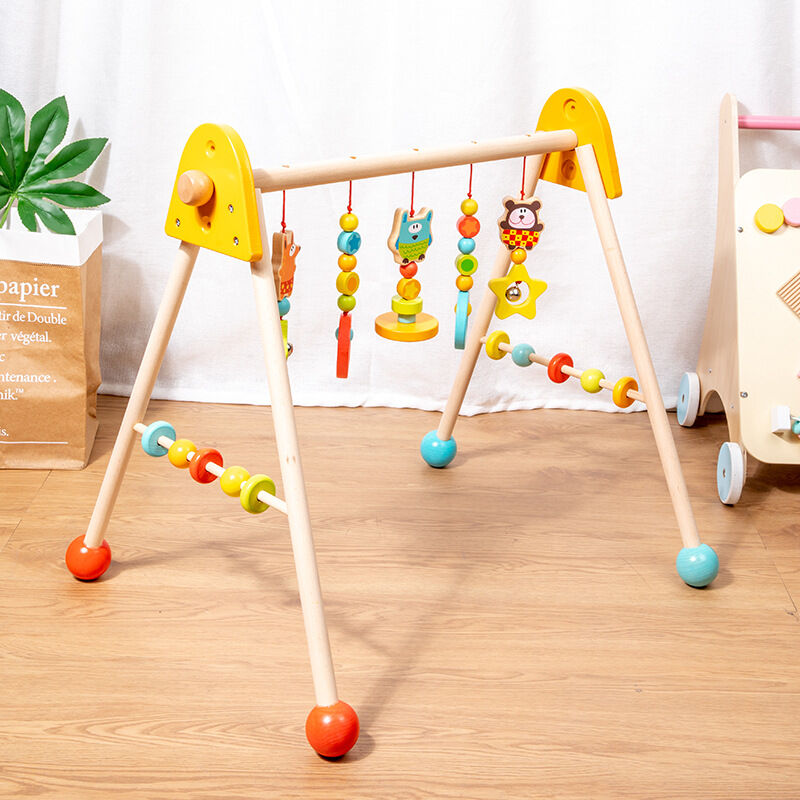 Wooden Newborn Fitness Equipment: Infant Exercise Frame