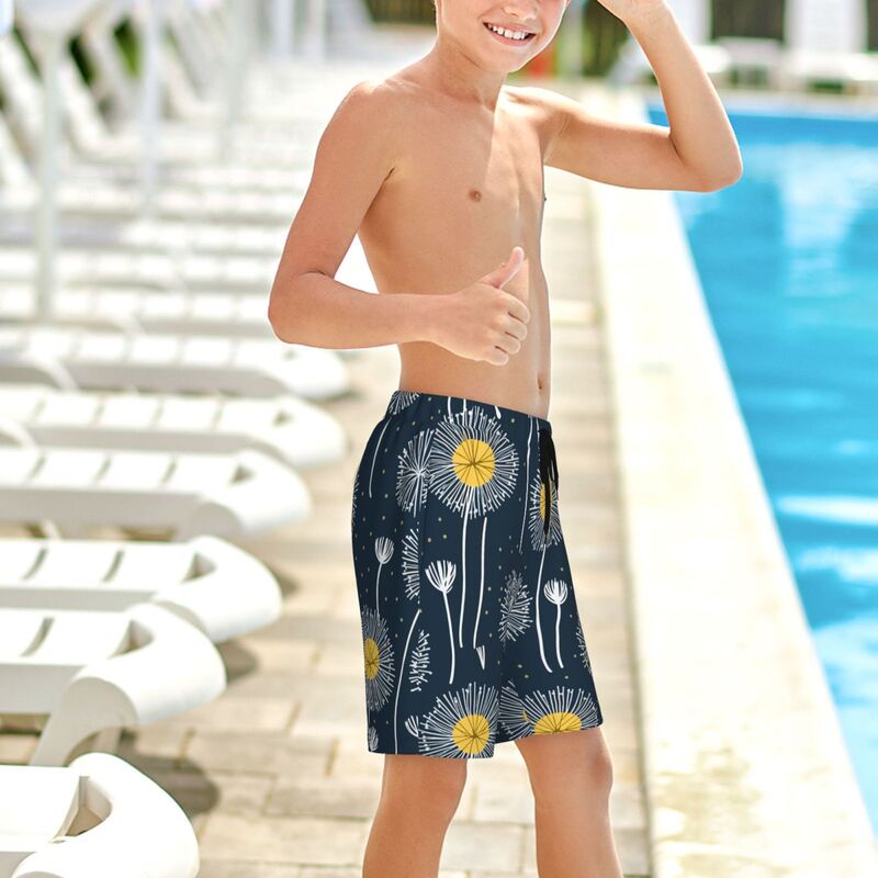 Huglittle Dandelion-Inspired Teen Beach Trunks - Foster Creativity & Adventure