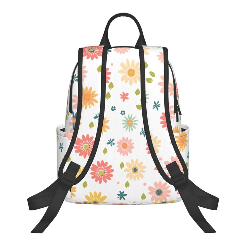 Huglittle Lightweight Backpack with 'Bloom Whispers' Organic Fabric Design - Inspiring Adventures & Creativity for Kids