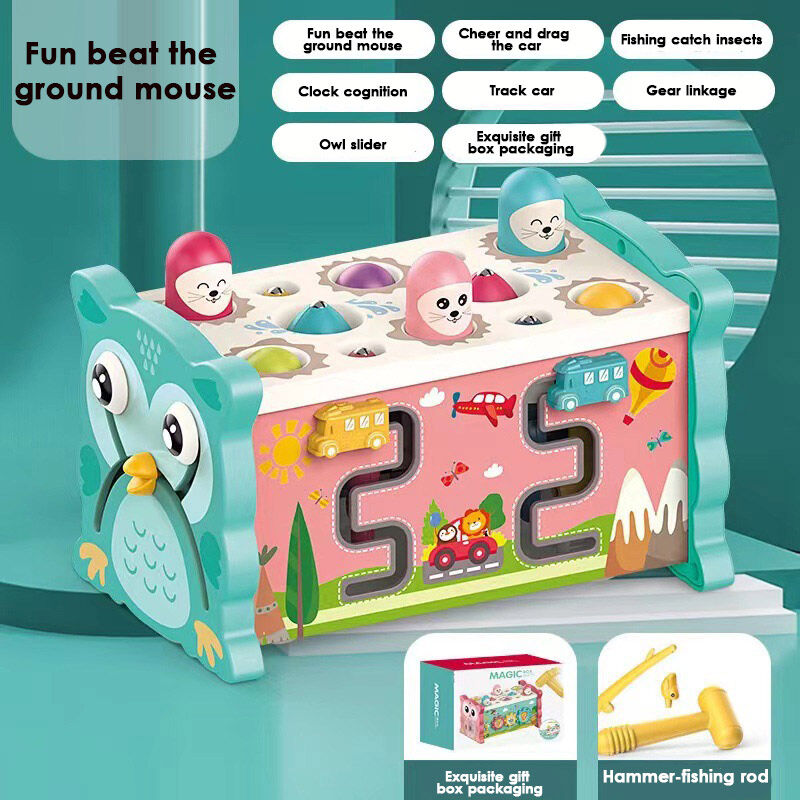 Multi-Functional Whac-A-Mole Toy: Educational Game for 1-3 Year Olds