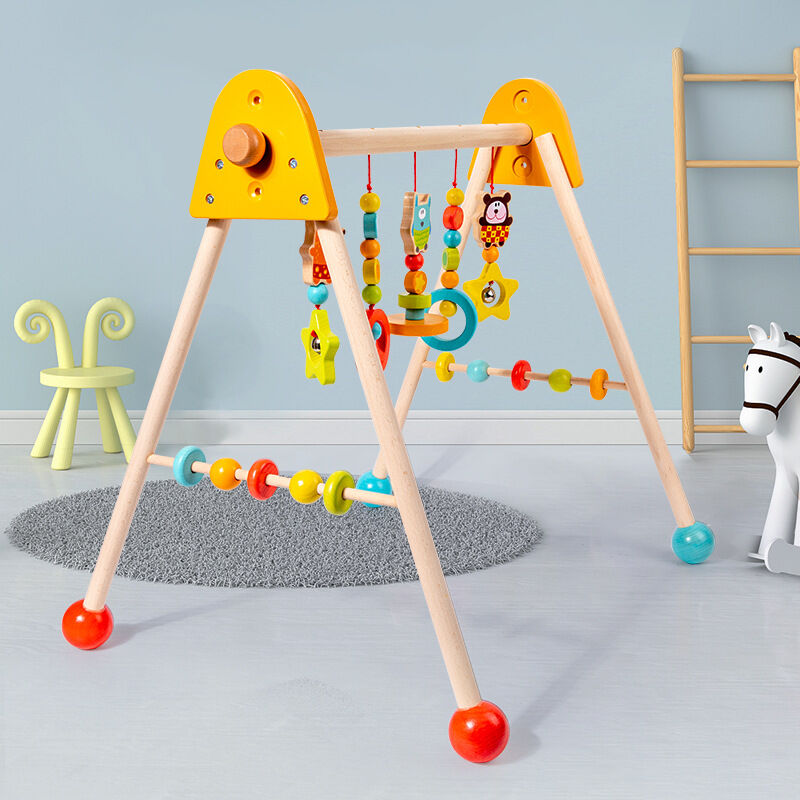 Wooden Newborn Fitness Equipment: Infant Exercise Frame